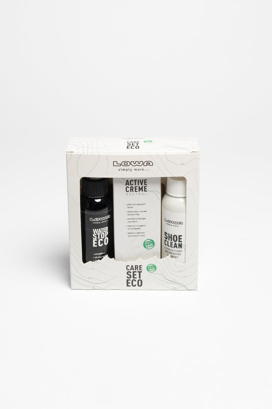 Care Set Eco Farbneutral mit Water Stop Eco + Active Creme + Shoe Clean